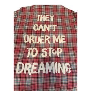 Cakeworthy Disney Cinderella Flannel Shirt Size 2X, Plaid, Short Sleeve